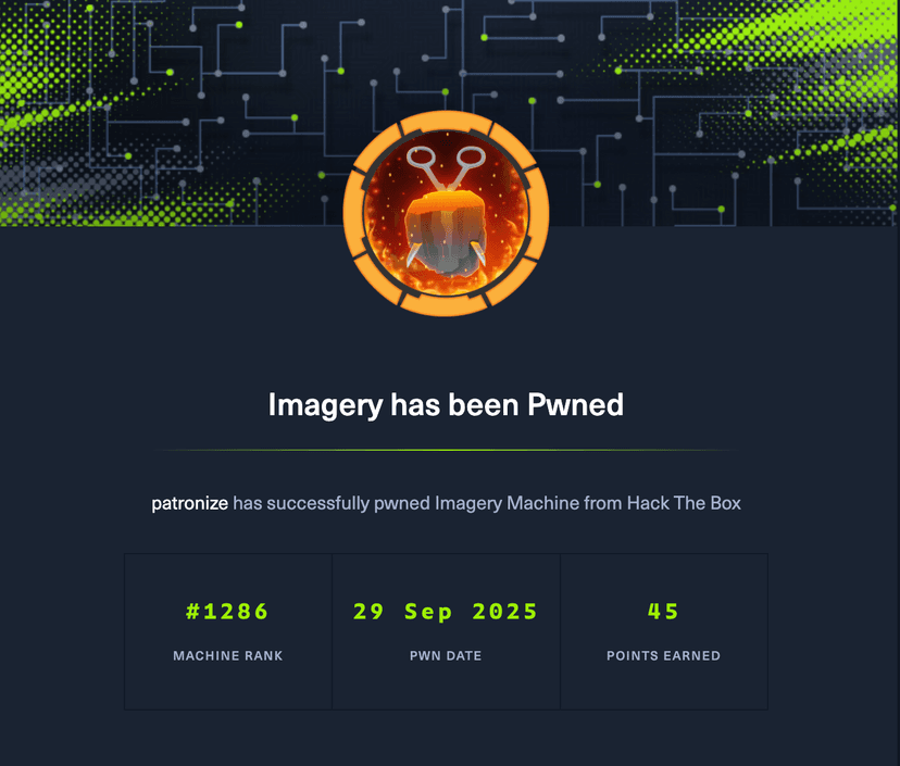 HTB Imagery write up