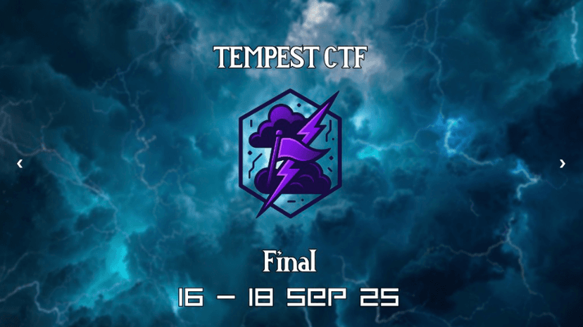 TEMPEST CTF 2025 | DropCTF x STH (Final) write up